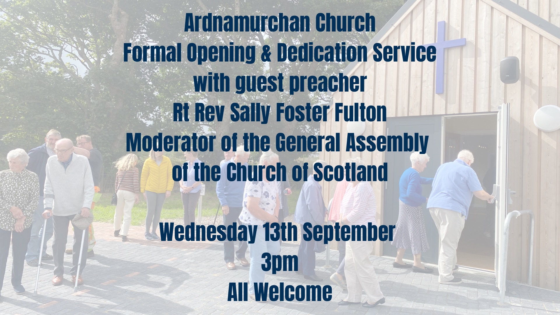 Wed 13th September at Ardnamurchan Church, Kilchoan
